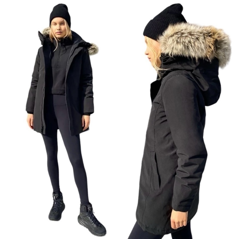 GOLDEN BY TNA x ARITZIA Haven Parka Faux Fur Hooded Jacket